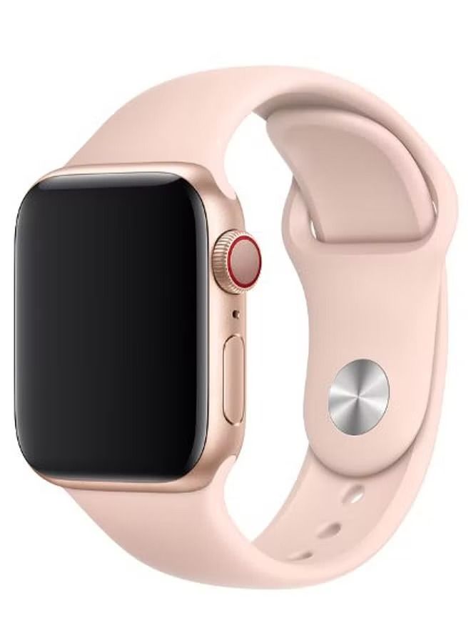إيف سوار بديل من السيليكون الصلب لسلسلة Apple Watch 5/4/3/2/1 وردة عتيقة - Image 1