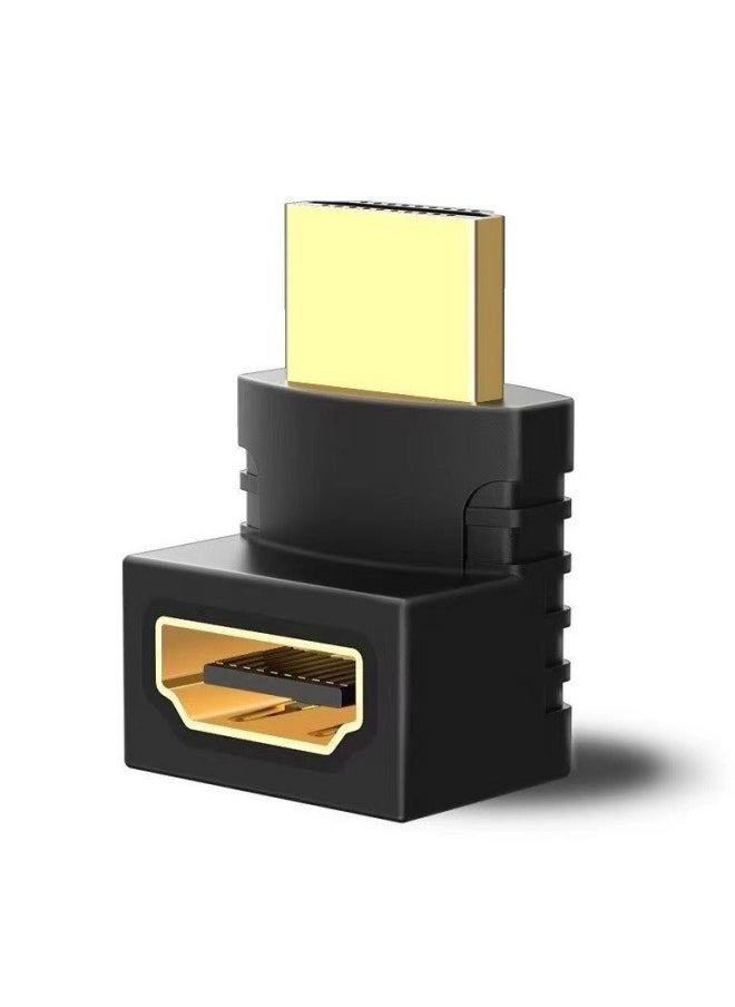 Generic HDMI Male To HDMI Female Cable Adapter Black  - Image 1