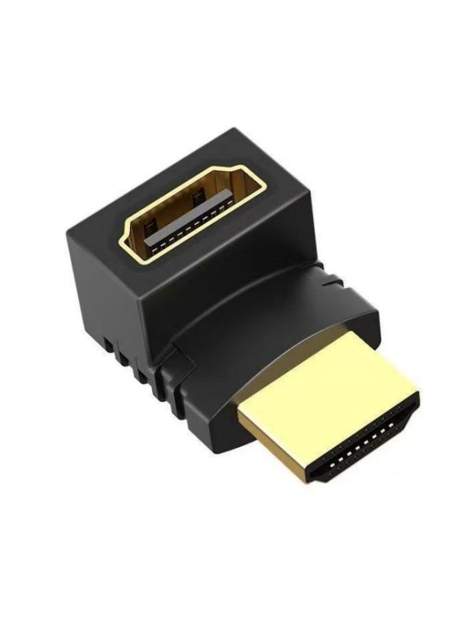 Generic HDMI Male To HDMI Female Cable Adapter Black  - Image 3
