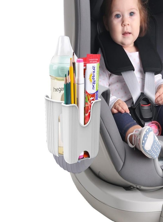 iLulala Graco Convertible Car Seat Cup Holder - Compatible with Baby Stroller & Wheelchair (Grey) - Image 4