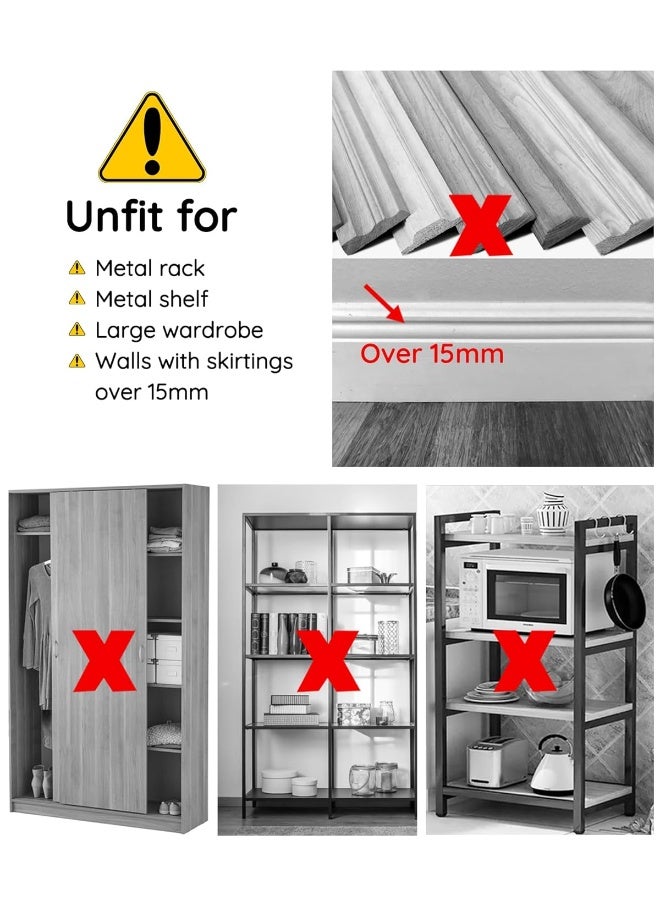 Montane Furniture Wall Anchor Furniture Anchors for Baby Proofing 6 Sets 600LBS Heavy Duty Anti Tip Earthquake Straps for Secure Dresser Cabinet Bookshelf, Baby Child Pet Safety - Image 4