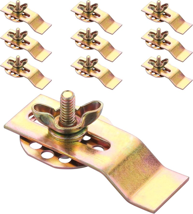 Arcora Undermount Sink Clips 10 Pack: Premium Sink Brackets & Sink Mounting Kit, Sink Installation Hardware Clips for Kitchen, Bathroom, Countertop Vanity Sink Supports - Image 1