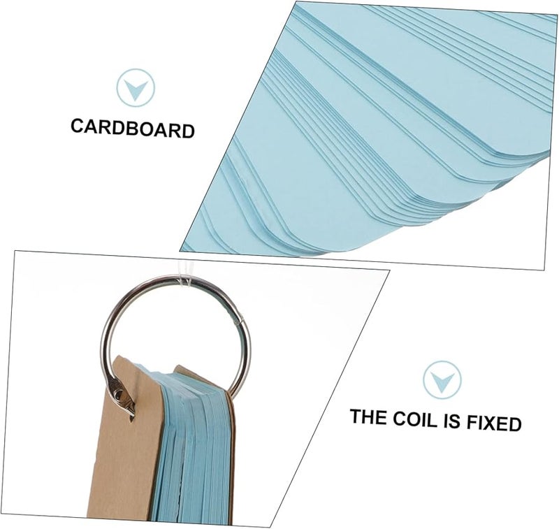 TEHAUX 8 قطع بطاقات مذكرة فارغة مفكرة محمولة للملاحظات تنظيم المشاريع الدراسية تنظيم الأفكار - Image 4