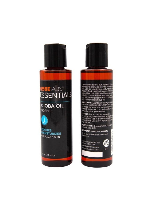 Hobe Labs 100% Pure Jojoba Oil4 Ozmoisturizing And Protectivenatural Sebum Oil Rejuvenating Propertiesperfect For Nurturing And Nourishing Your Hair Scalp And Skin - Image 2