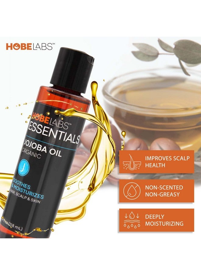 Hobe Labs 100% Pure Jojoba Oil4 Ozmoisturizing And Protectivenatural Sebum Oil Rejuvenating Propertiesperfect For Nurturing And Nourishing Your Hair Scalp And Skin - Image 5