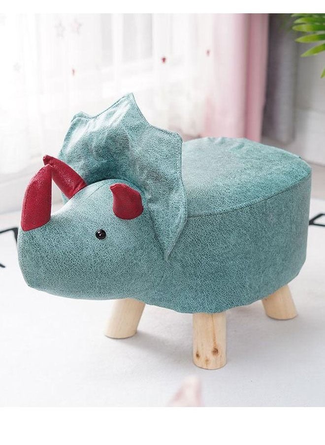 Generic Wholesale Technology Cloth Small Cartoon Animal Low Stool Children Elephant Sofa Stool Household Fabric Stool  - Image 4