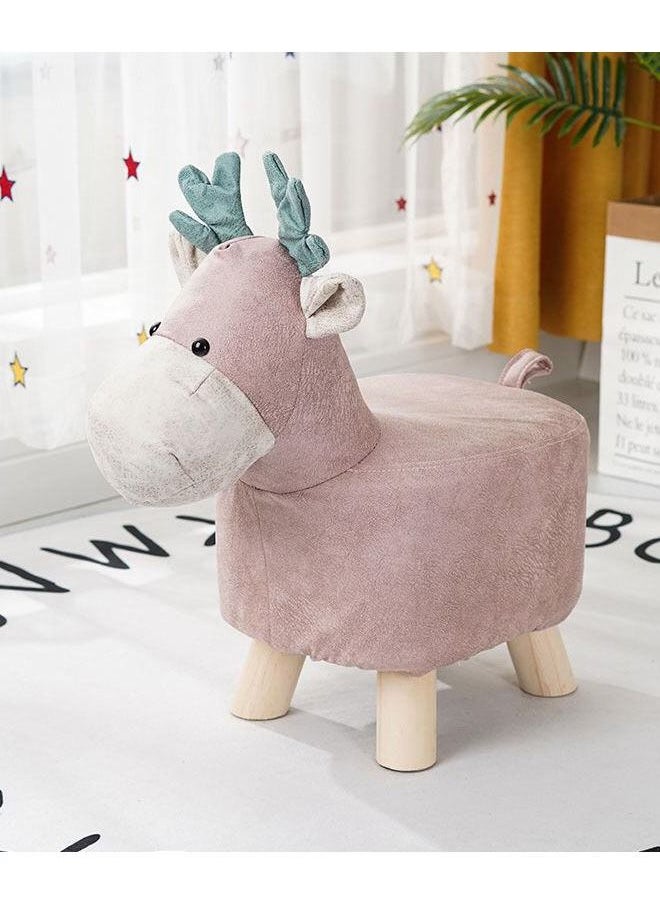 Generic Wholesale Technology Cloth Small Cartoon Animal Low Stool Children Elephant Sofa Stool Household Fabric Stool  - Image 3