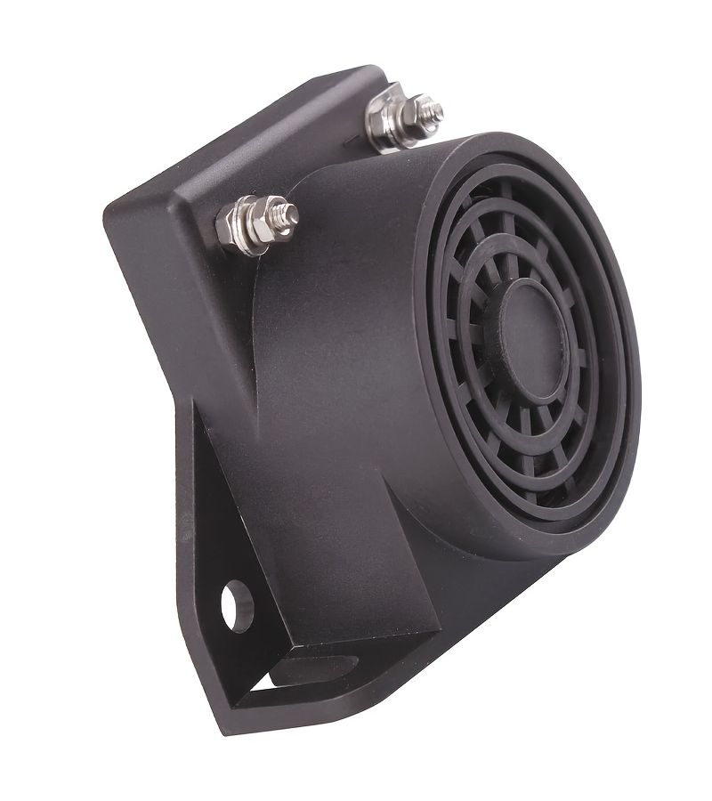 Black Reversing Alarm 110dB Buzzer for DC 12V 24V Trucks Heavy Machinery - Image 3