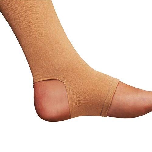 GeriLeg Prevent Products, Inc Elderly Leg Skin Protector, Thin Skin Tear & Bruise Protective Geri-Sleeves for Legs - Made in USA -One Pair per Pack (Large/Beige) - Image 2