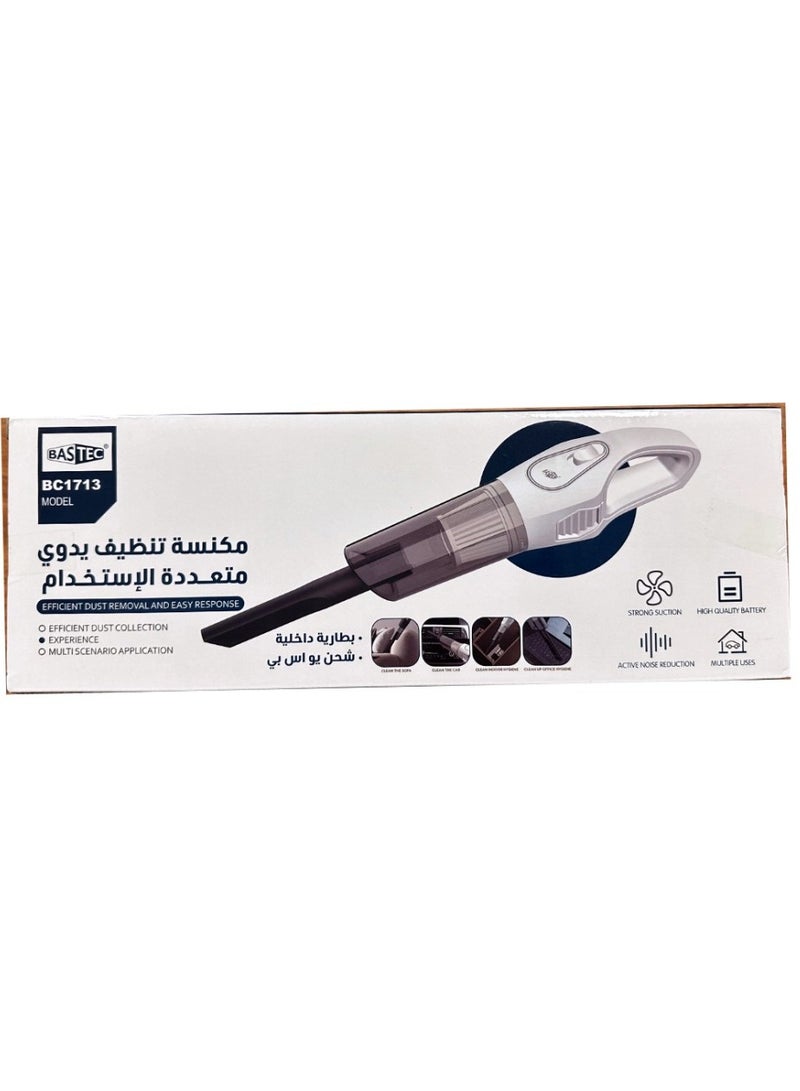 Bastec "BASTEC BC1713: Wireless Smart Car Vacuum Cleaner, Powered by 5000 Pascal Charge" - Image 5