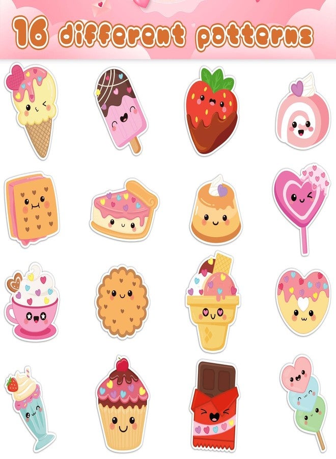 W1cwey Valentine's Day Sticker Roll (Cartoon Dessert) - Image 3