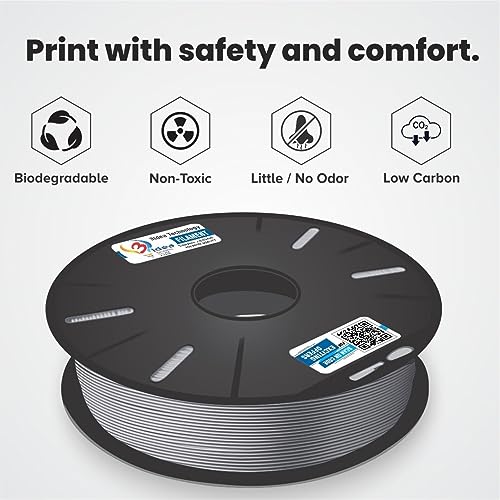 3idea ABS 3D Filament 1.75mm (Silver, 1kg) - Image 4