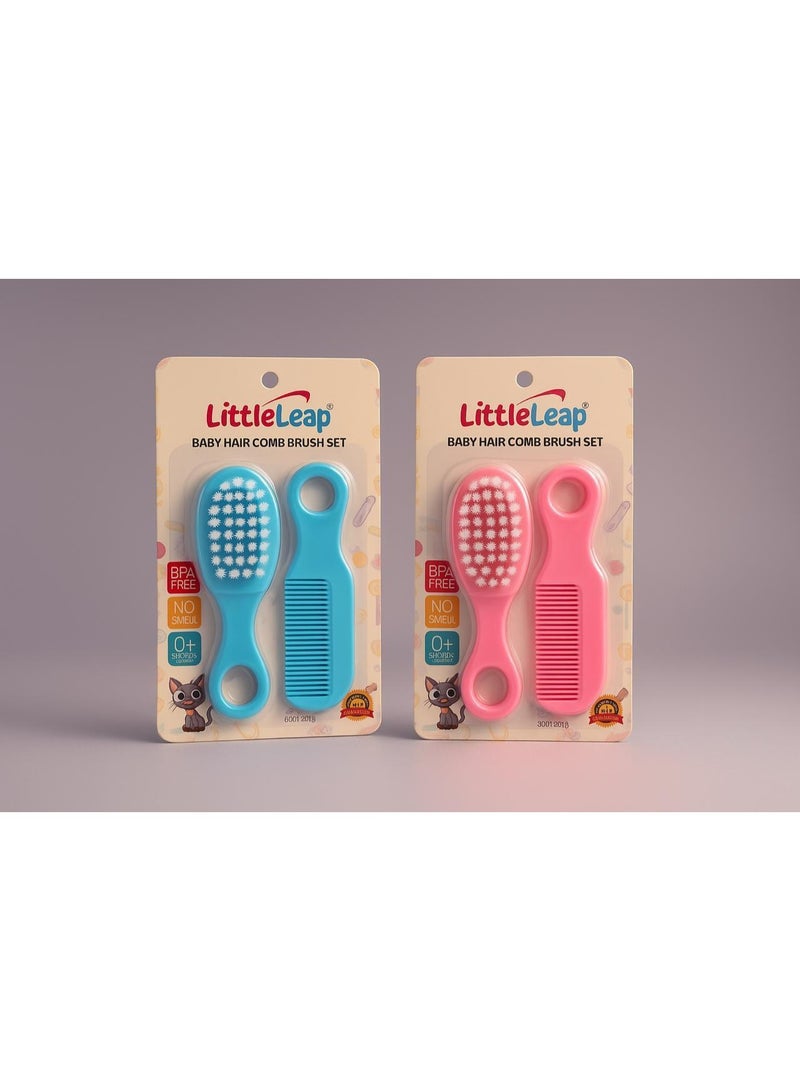 BABY HAIR COMB & BRUCH SET