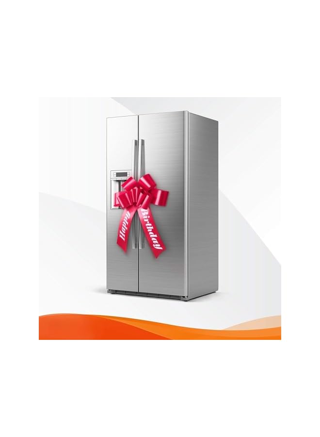 The Bros أقواس سحب، أقواس هدايا، قوس عملاق للسيارة، قوس لعيد الميلاد، قوس للهدايا، لتنسيق الزهور، زينة عيد الميلاد، زينة الزفاف (أحمر) - Image 4