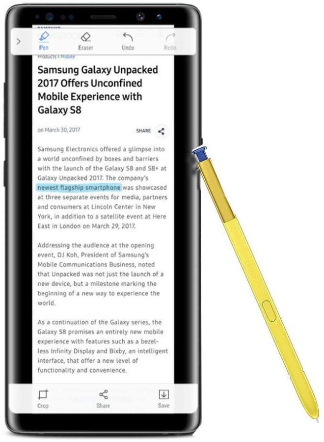 Loquat For SamsungGalaxy Note9 Stylus N960 Stylus Spen Spen Touch Pen Boutique Pullable Refill-Color:Purple (no Logo) - Image 4