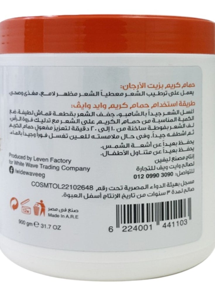 وايد ويف - حمام كريم وايد ويف بزيت الارجان 900 مل - Image 1