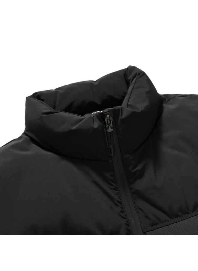 YaYa Sleeveless Vest Jacket Versatile Slim-fit Winter Warm Stand Collar Duck Down Vest - Image 5