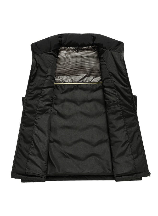 YaYa Sleeveless Vest Jacket Versatile Slim-fit Winter Warm Stand Collar Duck Down Vest - Image 4