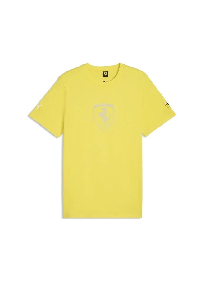 Puma Speed Yellow Scuderia Ferrari Tonal Shield Tee Men for Men | Best Price UAE