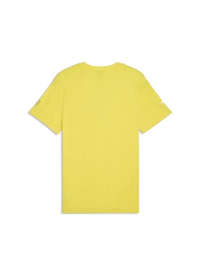 Puma Speed Yellow Scuderia Ferrari Tonal Shield Tee Men for Men | Best Price UAE
