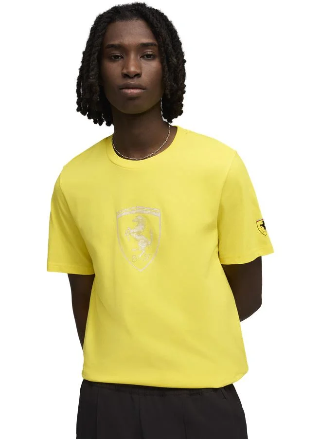 Scuderia Ferrari Tonal Shield Tee Men
