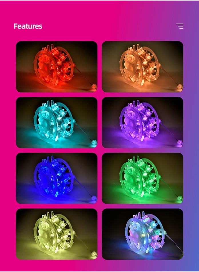 MODI RGB Multicolor LED Ice-cream Shape String Lights 10M (100 LEDs) 16+ Light Modes – USB Powered with Remote & APP Control, Indoor Outdoor Fairy Lights for Christmas, Halloween, Parties, Bedroom, Garden, Color Changing Decorative Lights - Image 3