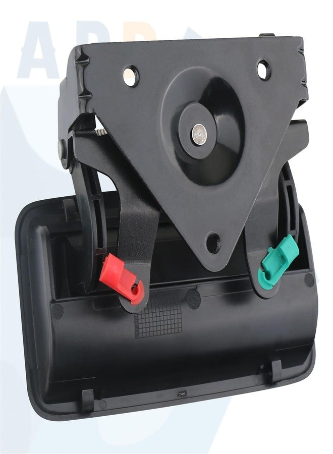 APPERFiT Metal Tailgate Handle & Bezel Textured Black Compatible with 1988-2002 Chevrolet Chevy GMC C/K 1500 2500 3500 Pickup Truck Replaces 15991785 15991786 GM1916101 GM1915101 - Image 5