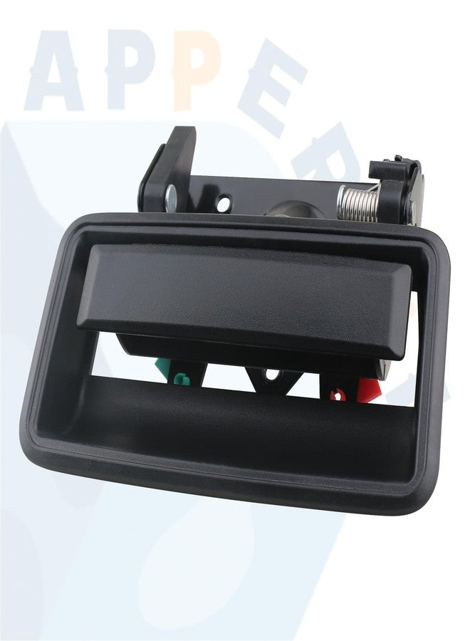 APPERFiT Metal Tailgate Handle & Bezel Textured Black Compatible with 1988-2002 Chevrolet Chevy GMC C/K 1500 2500 3500 Pickup Truck Replaces 15991785 15991786 GM1916101 GM1915101 - Image 4