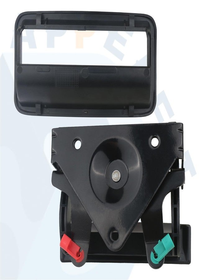 APPERFiT Metal Tailgate Handle & Bezel Textured Black Compatible with 1988-2002 Chevrolet Chevy GMC C/K 1500 2500 3500 Pickup Truck Replaces 15991785 15991786 GM1916101 GM1915101 - Image 3