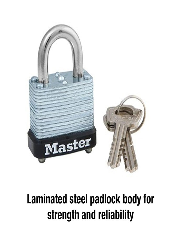 Master Lock 105D Laminated Steel Warded Padlock, 1 Count (Pack of 1) 1-1/8" Wide, 105D - Image 2