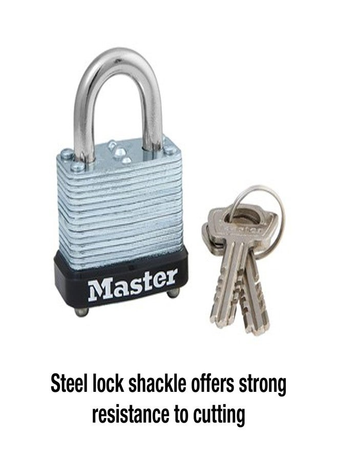 Master Lock 105D Laminated Steel Warded Padlock, 1 Count (Pack of 1) 1-1/8" Wide, 105D - Image 3