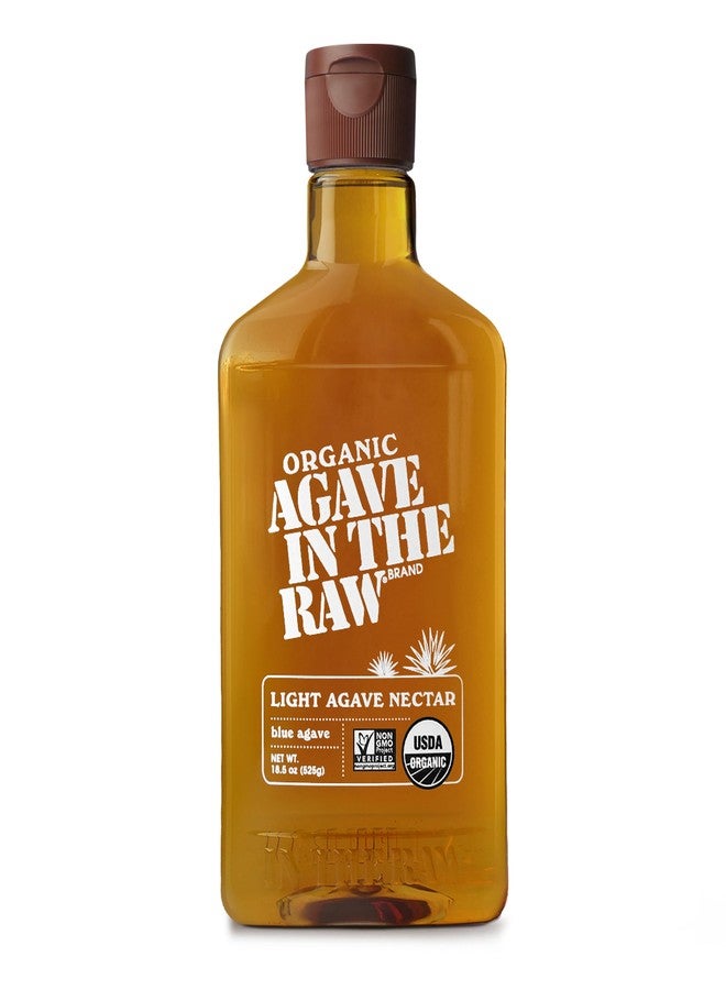 IN THE RAW Agave In The Raw Light Organic Agave Nectar Sweetener | Blue Raw Agave Syrup | No Added Flavors or erythritol | Sugar Alternative for Coffee, Baking, Cooking, Hot & Cold Drinks | Natural, Low Carb, - Image 1