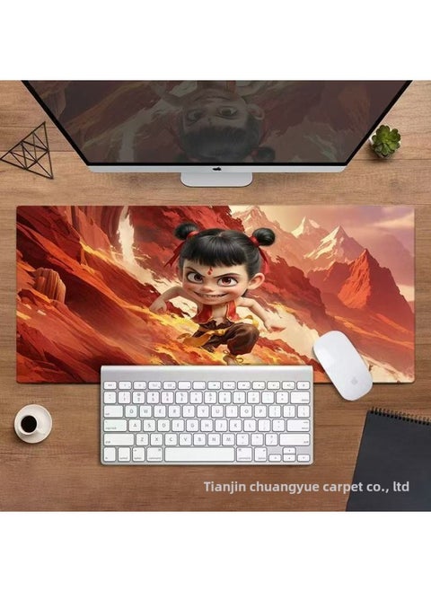 Explosions Which Mouse Pad Game E-sports Desk Dust Pad Non-slip Diatom Mud Game Keyboard Pad-Color:30*60cm (diatom Mud)-Pattern:The Best Selling Nezha 8