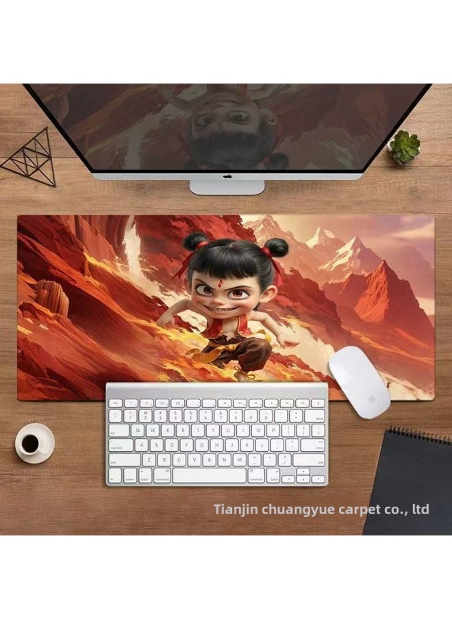 Explosions Which Mouse Pad Game E-sports Desk Dust Pad Non-slip Diatom Mud Game Keyboard Pad-Color:30*60cm (diatom Mud)-Pattern:The Best Selling Nezha 8