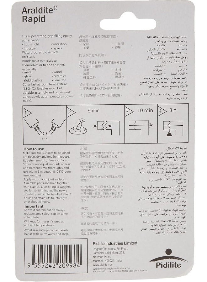 Araldite Epoxy Adhesive High Performance Works With Almost Any Thing Strong Glue - Image 2