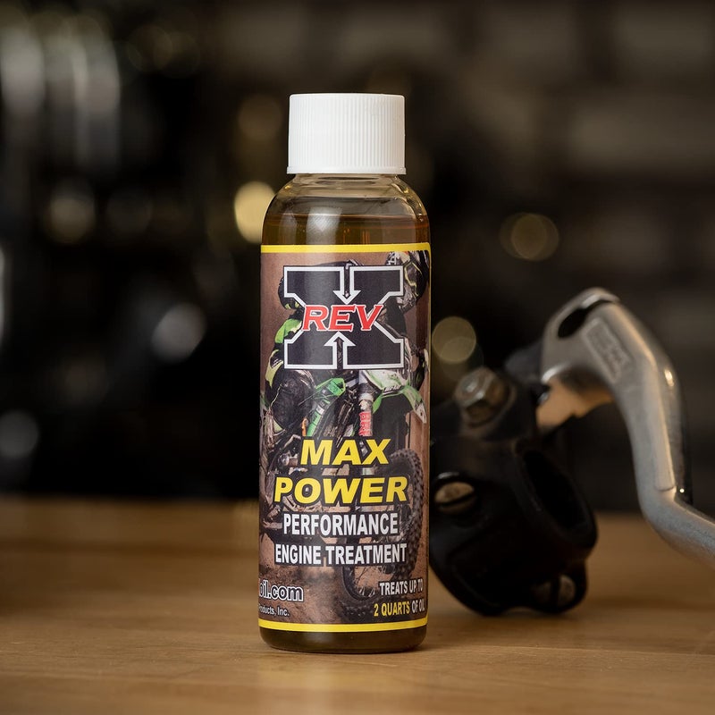 REV X REV-X Max Power 4-Stroke Dirt Bike Engine Oil Treatment - 2 fl. oz. - Image 4