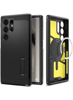 Tough Armor MagFit for Samsung Galaxy S24 ULTRA case cover compatible with MagSafe - Black