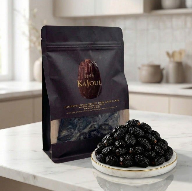 Kajoul Premium Jumbo Ajwa Dates – Pure, No Added Sugar - Image 1