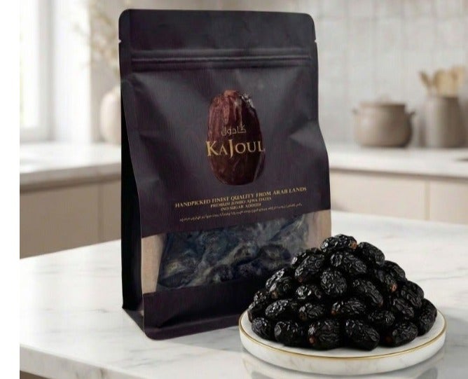 Kajoul Premium Jumbo Ajwa Dates – Pure, No Added Sugar - Image 1