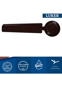 LUKER LUKER Ceiling Fan ModelNANO PLUS 1200mm 48 inch 2 Piece Combo Offer BLDC Motor High Speed Decorative Fan for Home Office Bed Living Kids Room Anti Dust Modern Designer FancyColorBrown 0  - Image 5