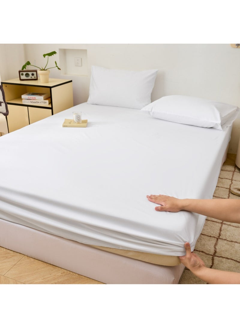 JINFANLI Waterproof Mattress Protector Protects Against Spills, Stains, Dust Mites & Allergens(200cm×220cm) - Image 2