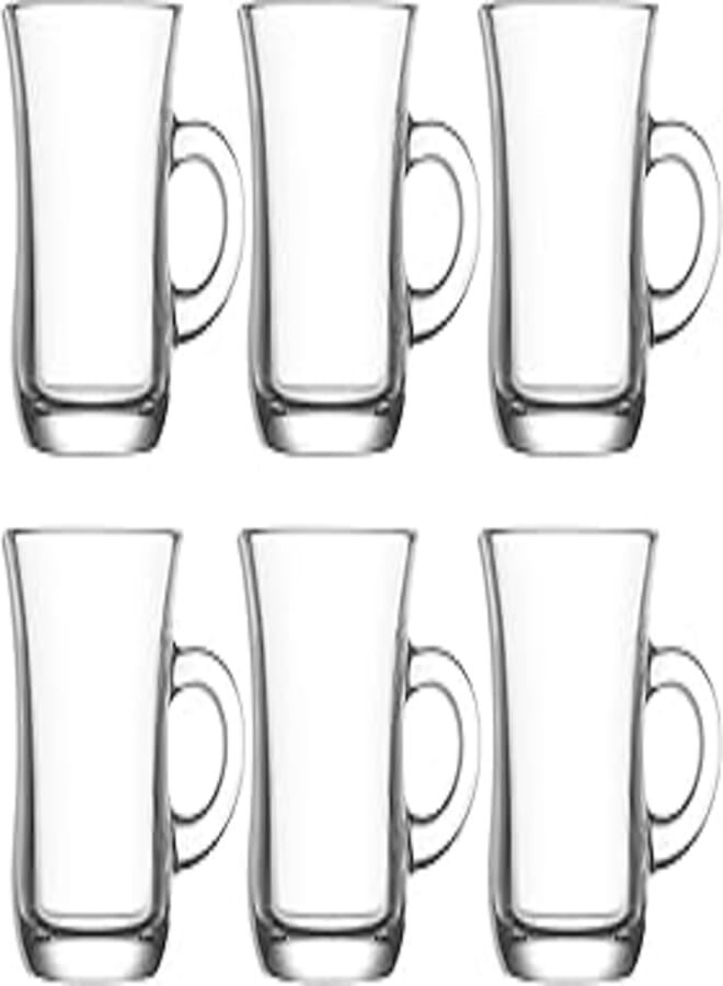 LAV YUDUM Coffee Glass / 6 Pcs / YUD402 / 95 cc -3.25 Oz/Elegant design, Trusted Brand, Attractive shape/High Quality Materials