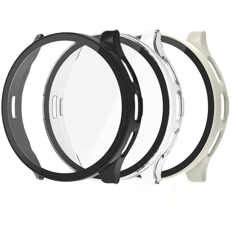 لـ Venu 3 عبوة مكونة من 3 قطع حافظة رقيقة جداً من بولي كربونات مع حماية شاشة من الزجاج المقاوم للسقوط والخدوش - Image 1