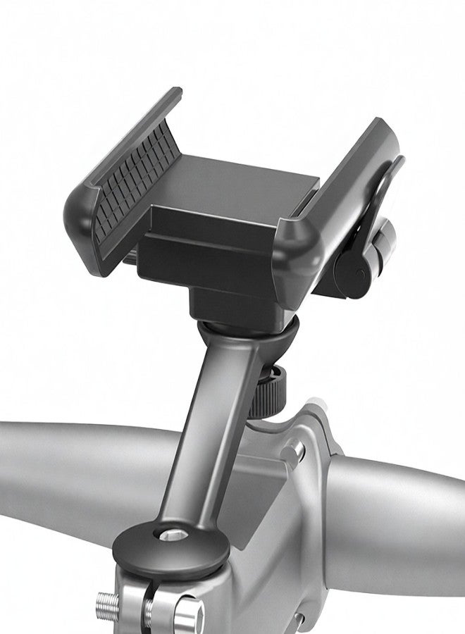 ODIER Bike Phone Holder Quick Release Locking Single-Hand Operation Adjustable Mountain/Road Bikes for 4-7 inch Phones 360° Rotation Non-Slip Lightweight - Image 1