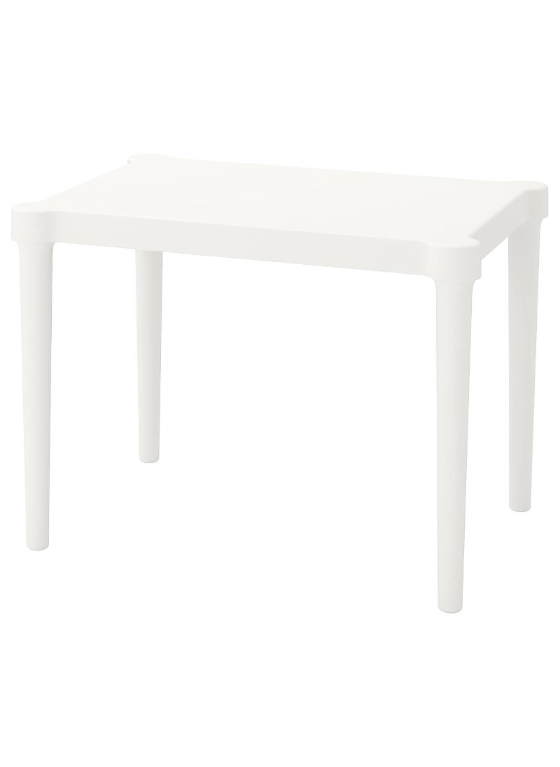 Children's Table Indoor and Outdoor White