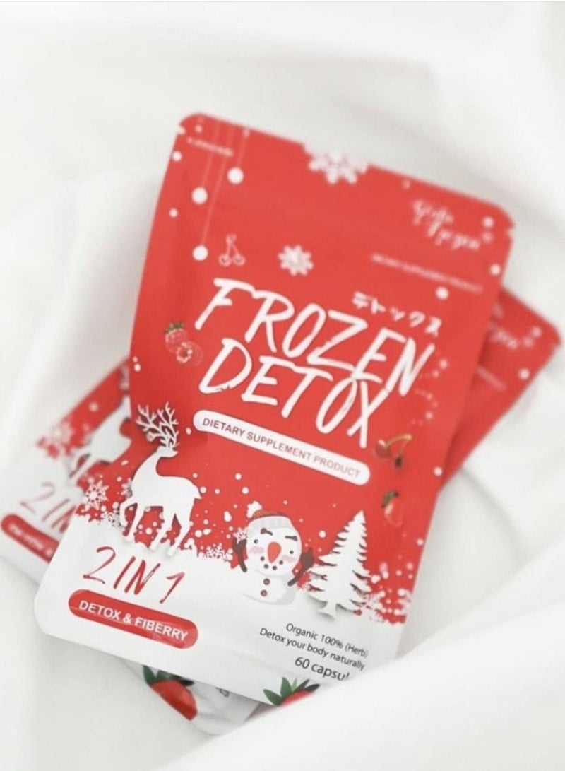 Gluta Frozen Detox Slimming Capsules - 60 Capsules - Image 1