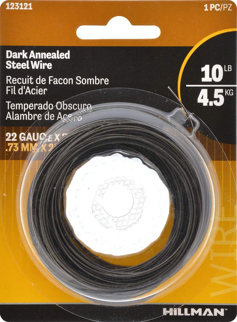Hillman The Hillman Group 123121 22 Gauge Dark Annealed Wire, 1-Pack , 10lb - 100 ft - Image 2