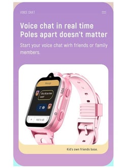 Generic 4G Kids Smart Watch Sim Card, Touc Screhen Waterproof Smart Watch for Kids, Tracker Watch with Pedometer Camera Video, Kids Fitness Tracker Watch, Gifts for Boys and Girls (Pink)  - Image 4