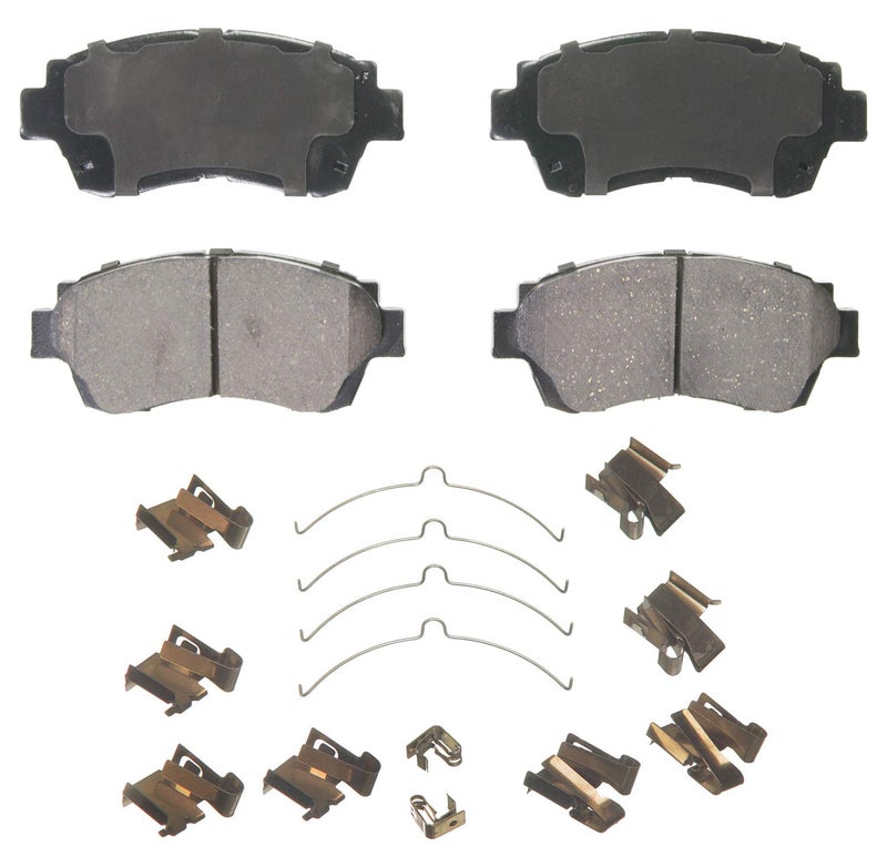 Wagner QS ZD476 Disc Brake Pad Set Reduced Vibration Fits 19922001 Toyota Camry 19982003 Toyota Sienna