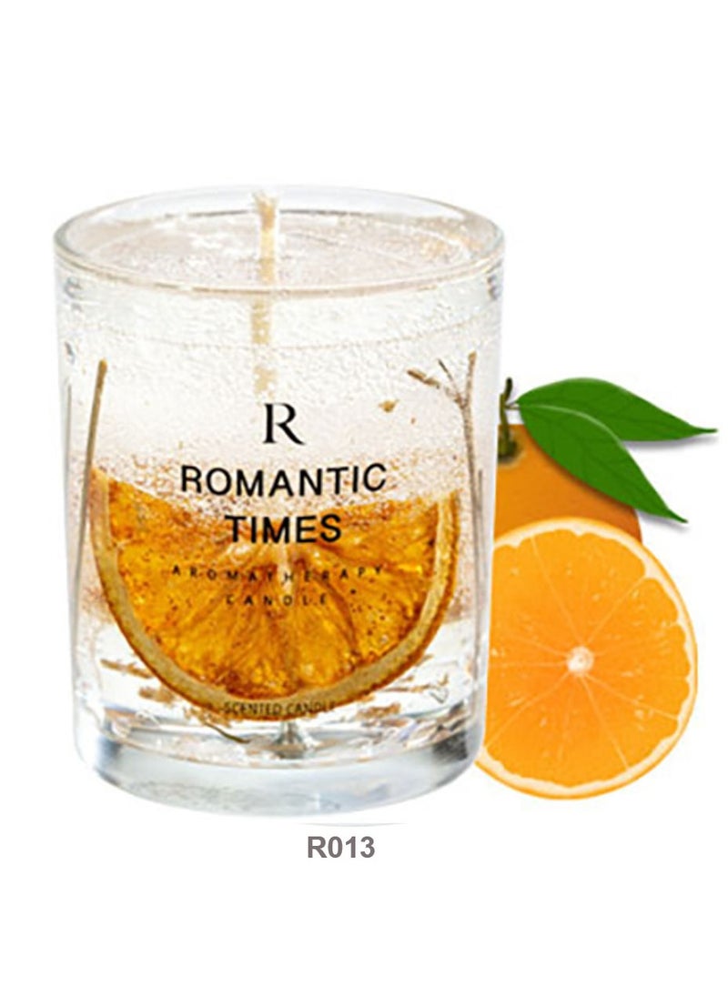 ROMANTIC TIMES Real Flower Jelly Scented Candle  - Image 1